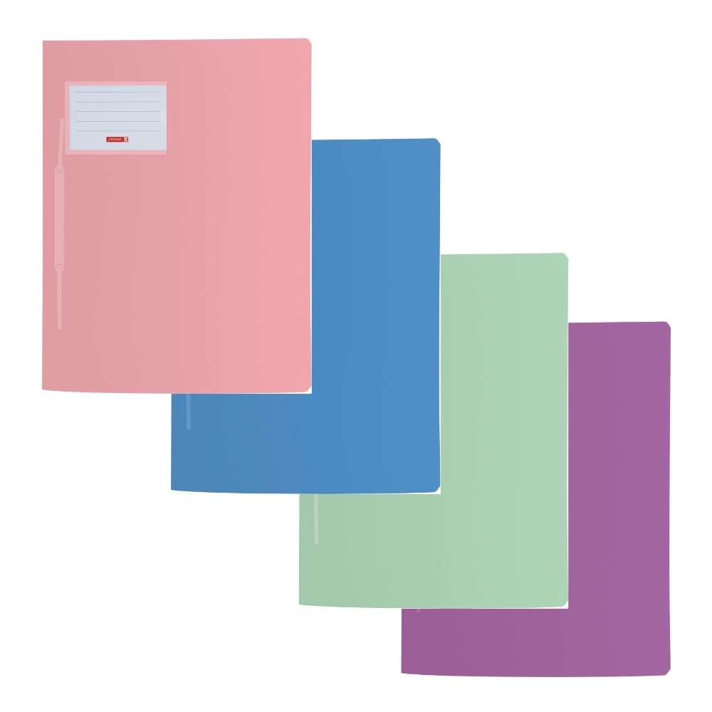 Pastell Schnellhefter FACT!pp Brunnen, 2 x 4 Farben