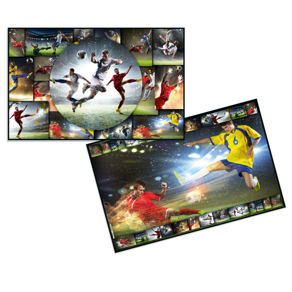 Schreibtischunterlage mit Motiv, Fussball, Herma (Wendemotiv)