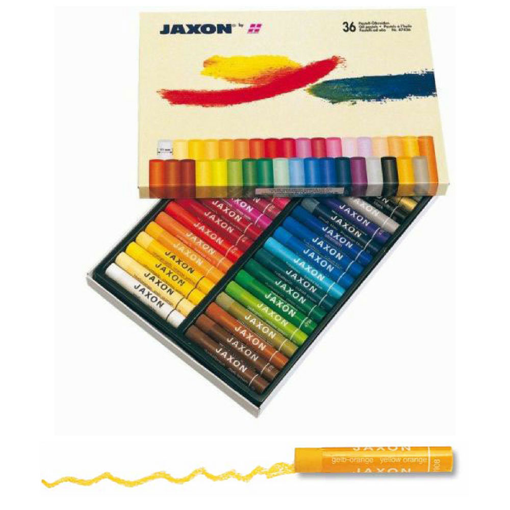 Ölpastellkreide Jaxon, 36 Farben
