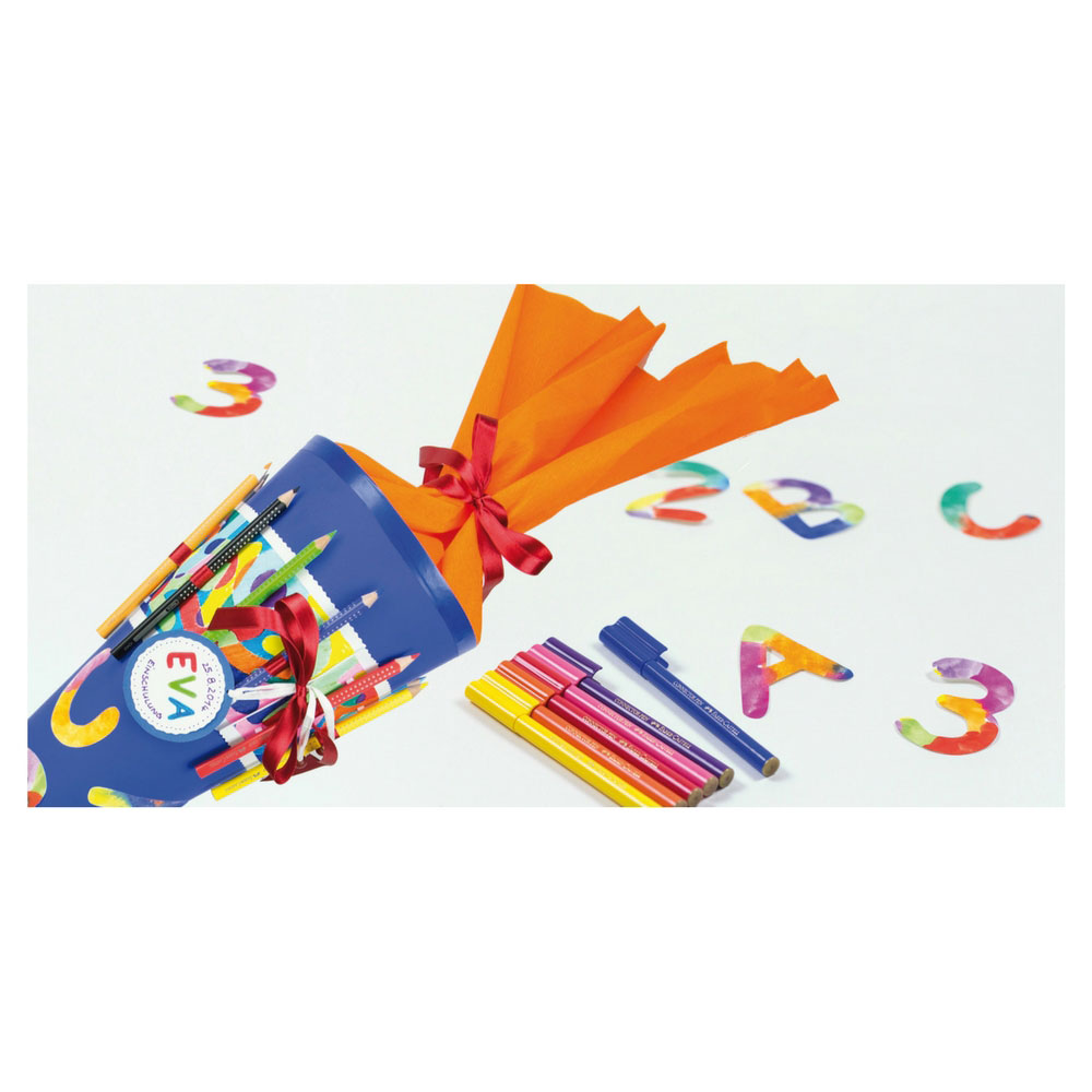 Schulschere Faber-Castell Grip, rot