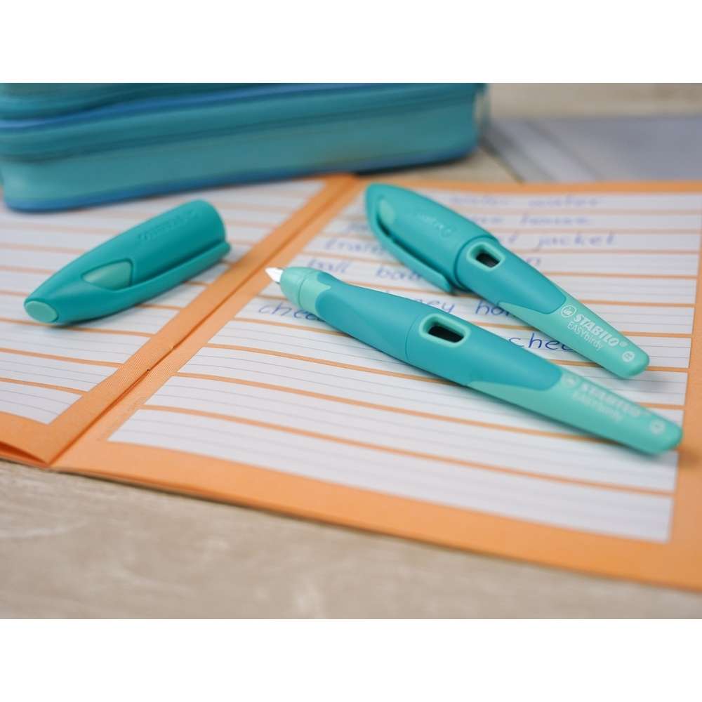 Stabilo EASYbirdy Rechtshänder, Feder A, aqua grün/mint