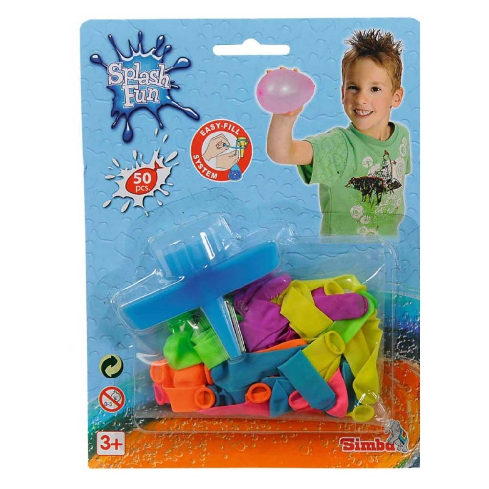 Wasserbomben mit Füllhilfe, 50 Stück