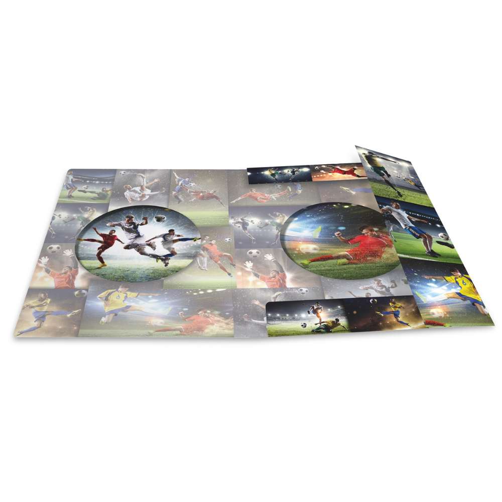 Fußball Mappe A4, Karton, Herma