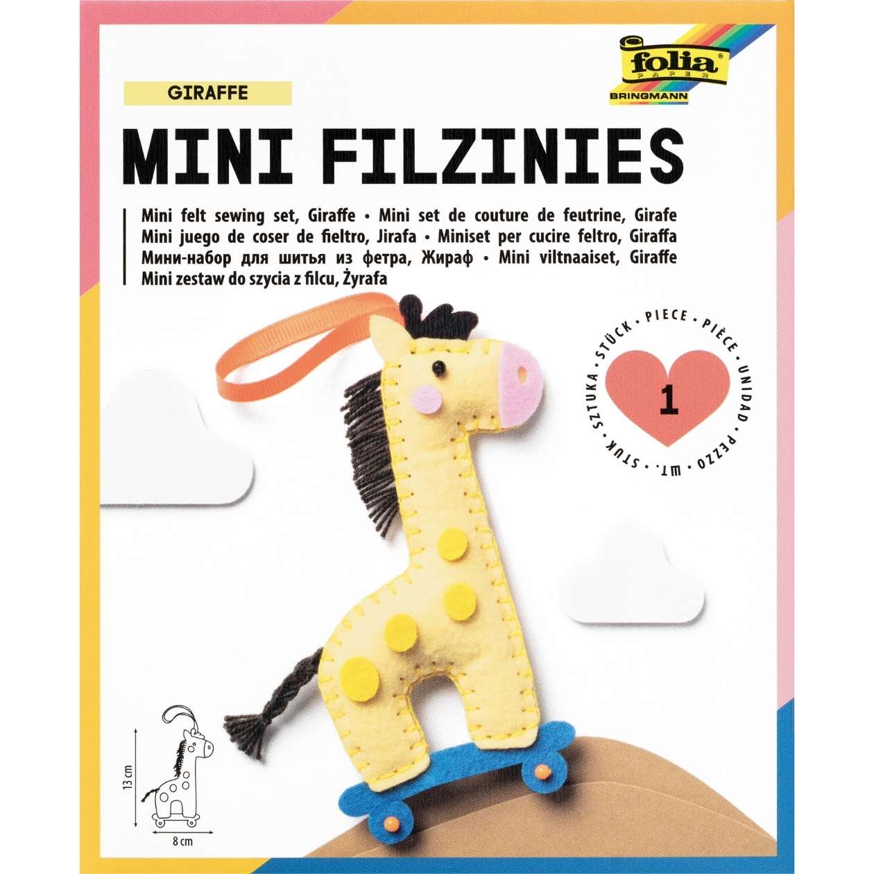 Mini Filzinies, Giraffe