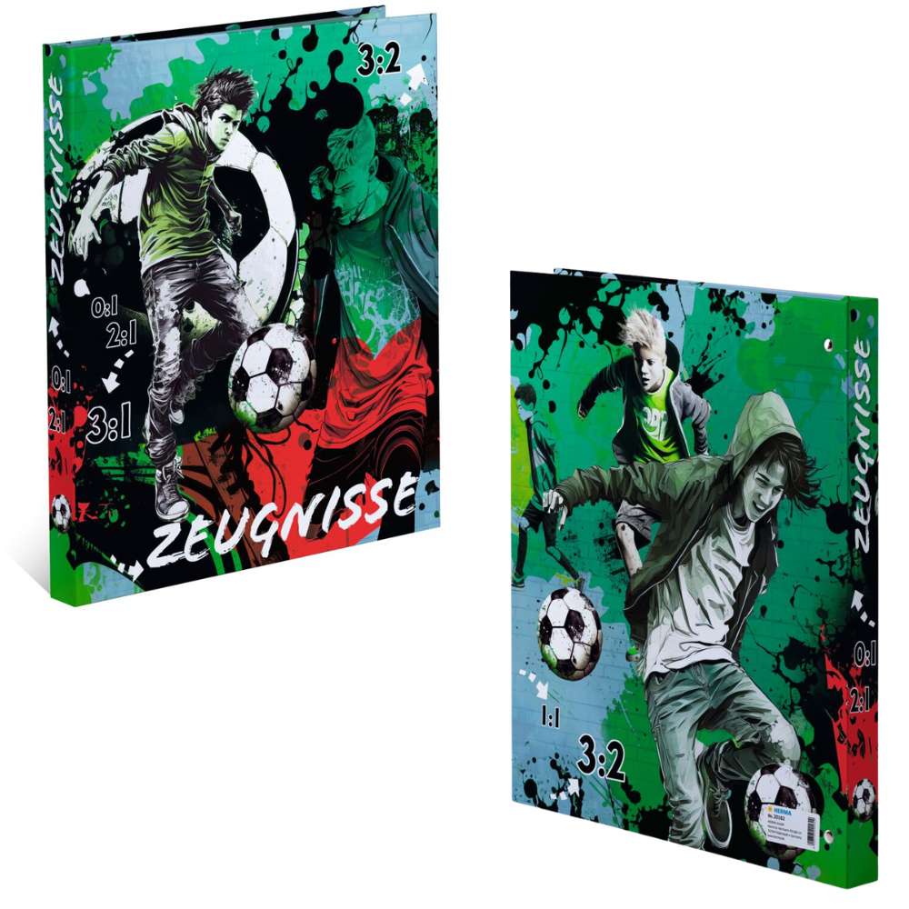 Zeugnisringbuch Street Soccer, Herma