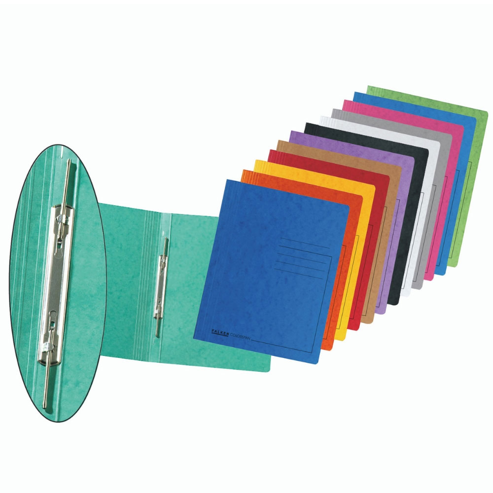 Spiralhefter Pappe, Falken, verschiedene Farben