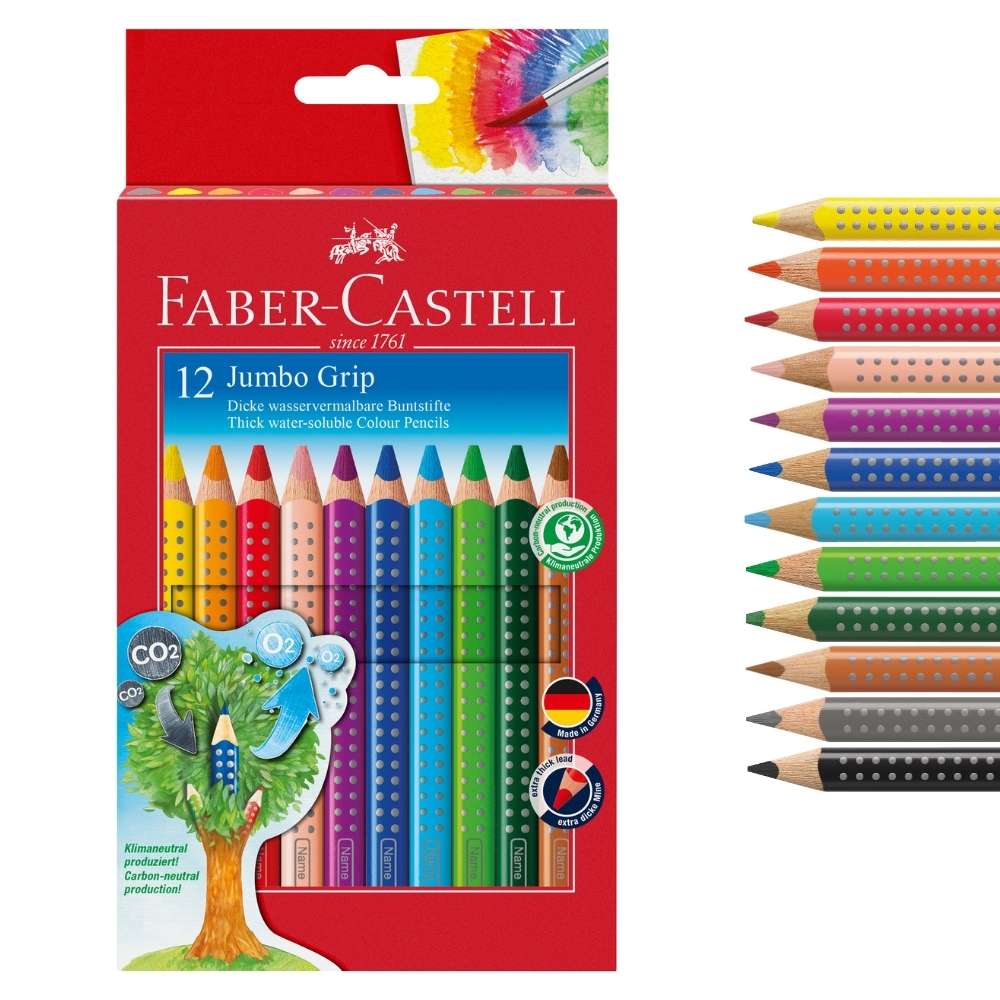 Faber-Castell Jumbo Grip Buntstifte 12er Pack