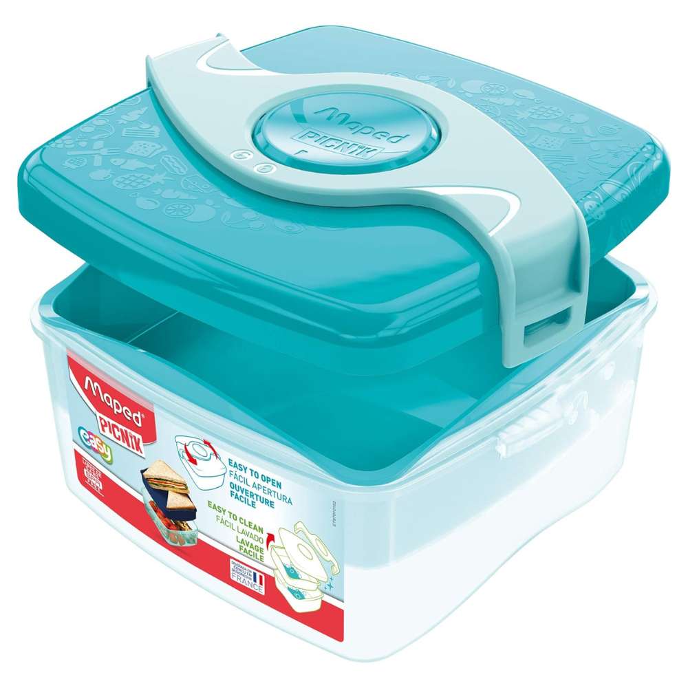 Lunchbox Maped, türkis