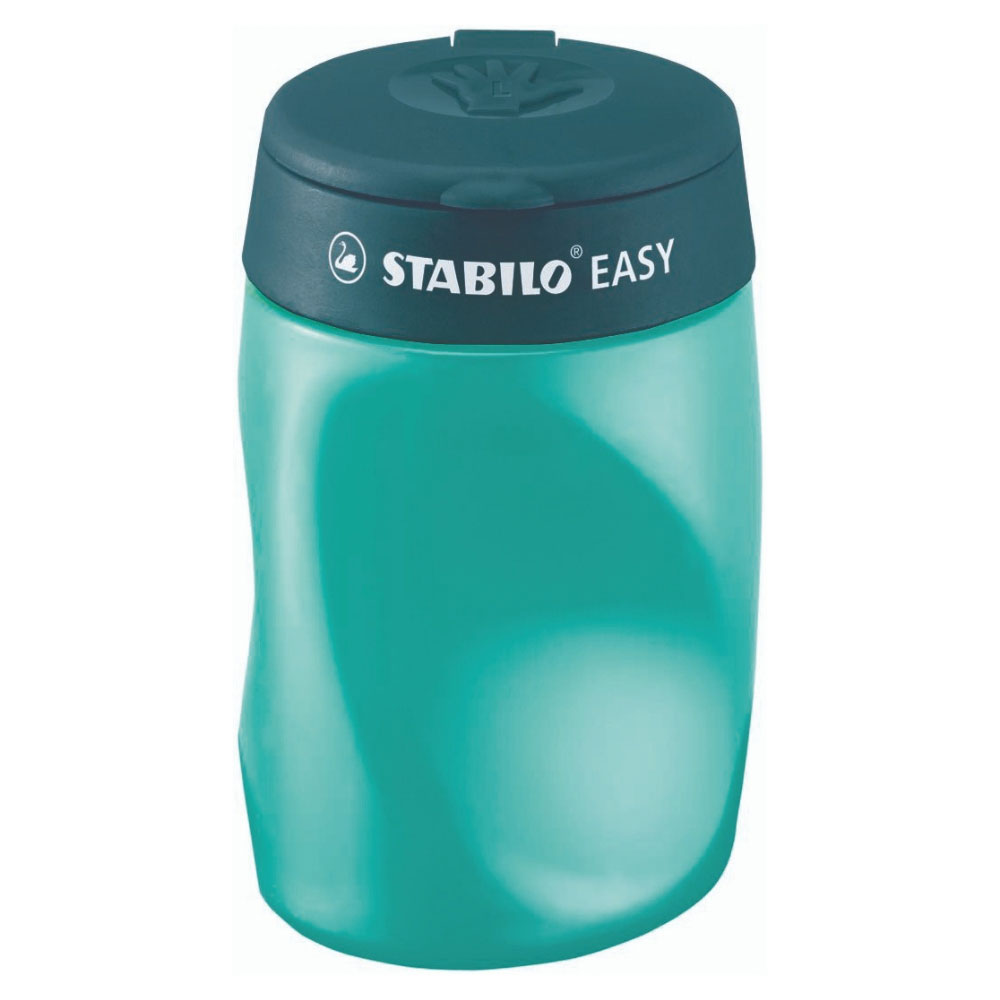 Stabilo easy Dosenspitzer für Linkshänder, doppelt, petrol