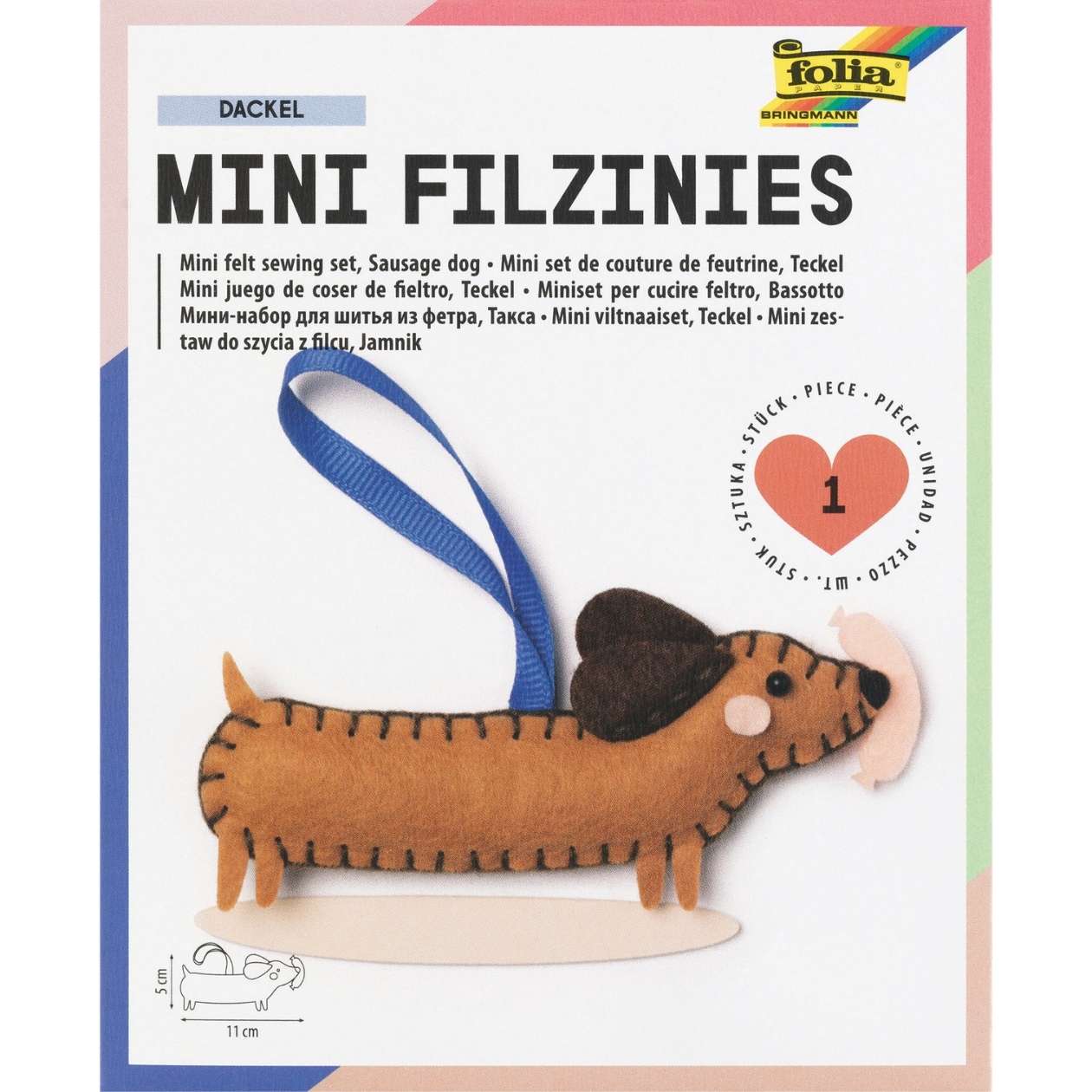 Mini Filzinies, Dackel