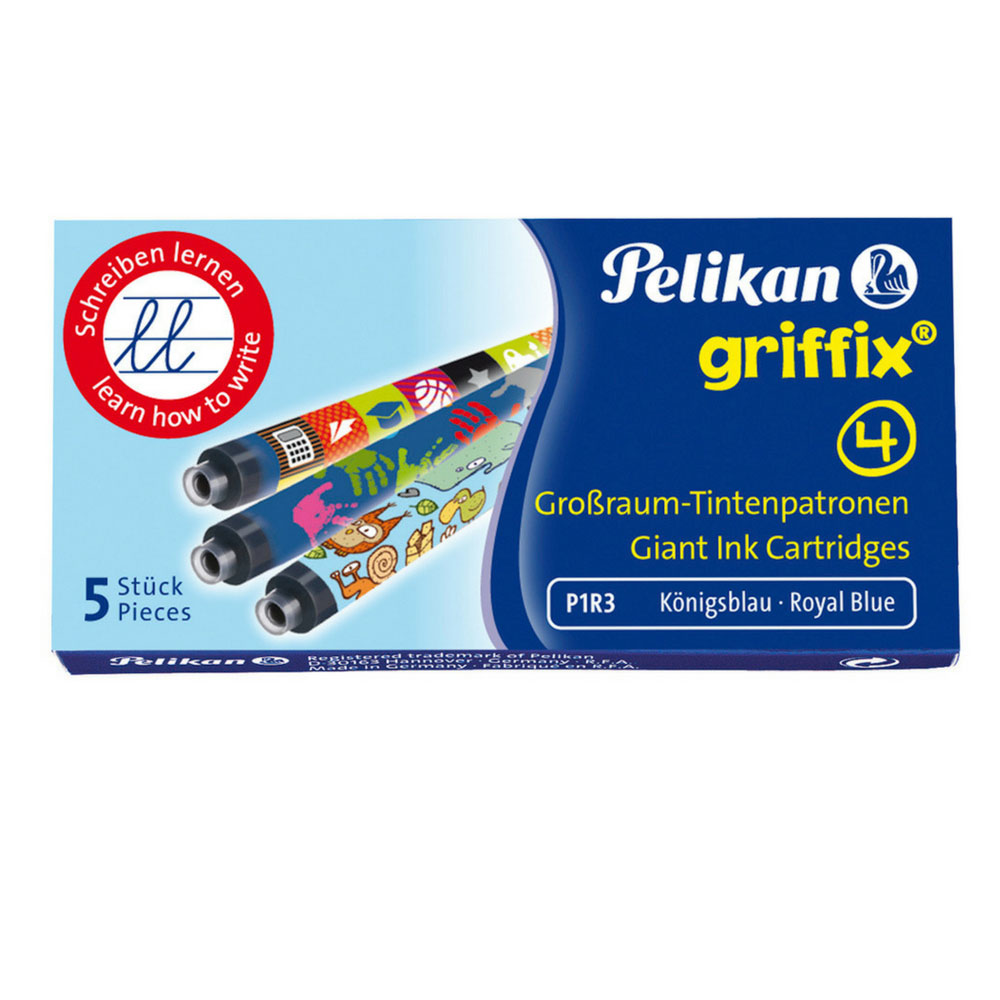 griffix Patronen für Füller, Pelikan, königsblau