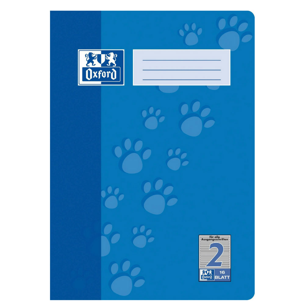 Oxford Schulheft A4, Lineatur 2