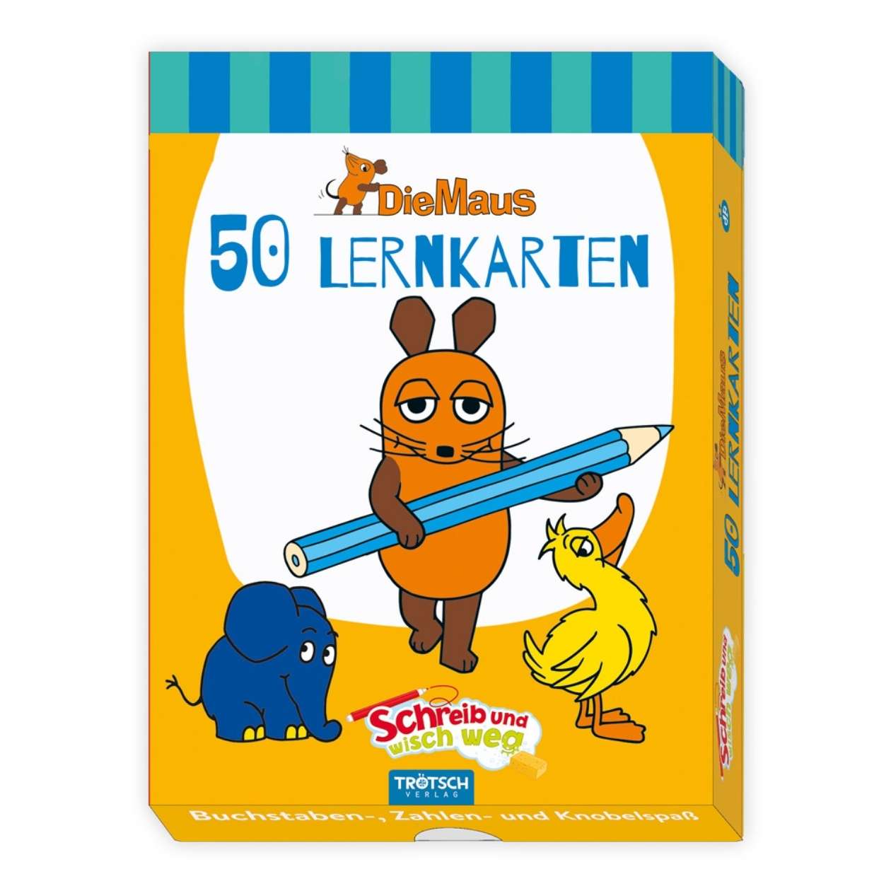 DIE MAUS Lernkarten Schreib und Wisch weg