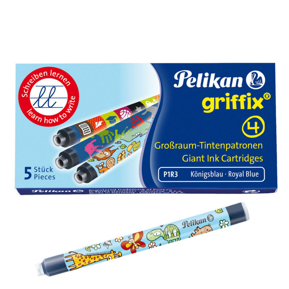 griffix Patronen für Füller, Pelikan, königsblau