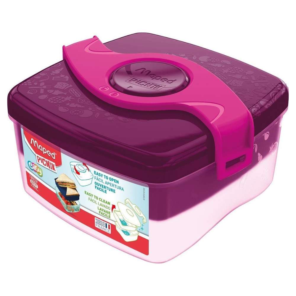 Lunchbox Maped, pink