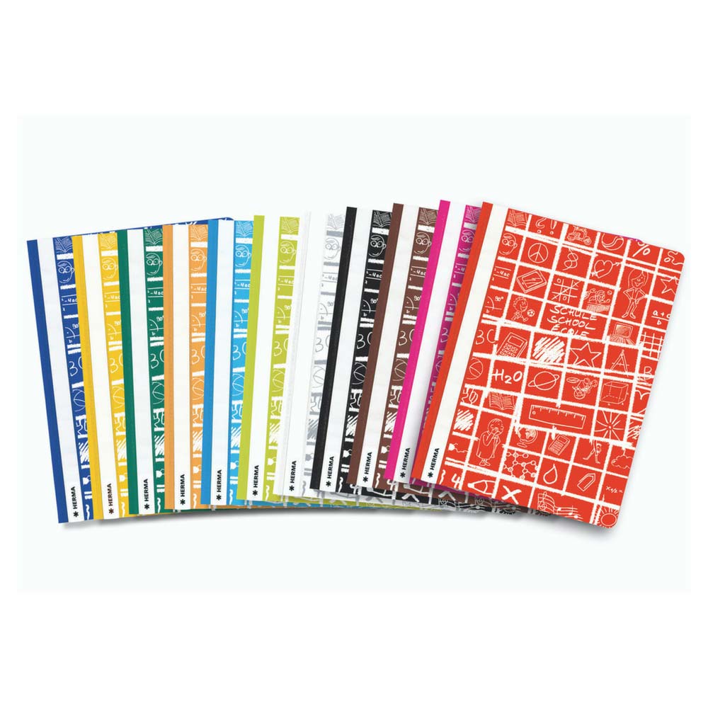 Schoolydoo Schnellhefter 5 Farben: gelb, orange, rot, blau, grün - Herma