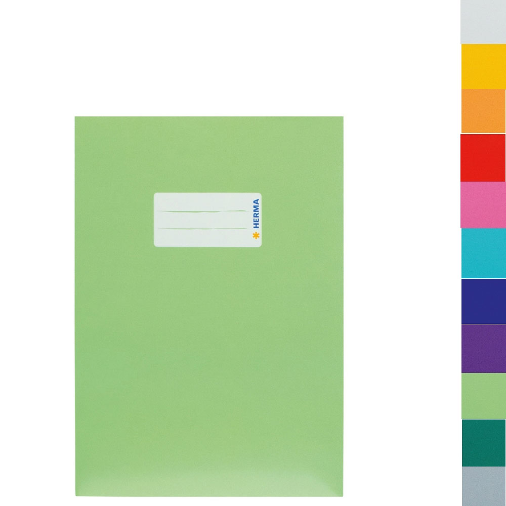 Karton Heftumschlag A5, Herma, verschiedene Farben