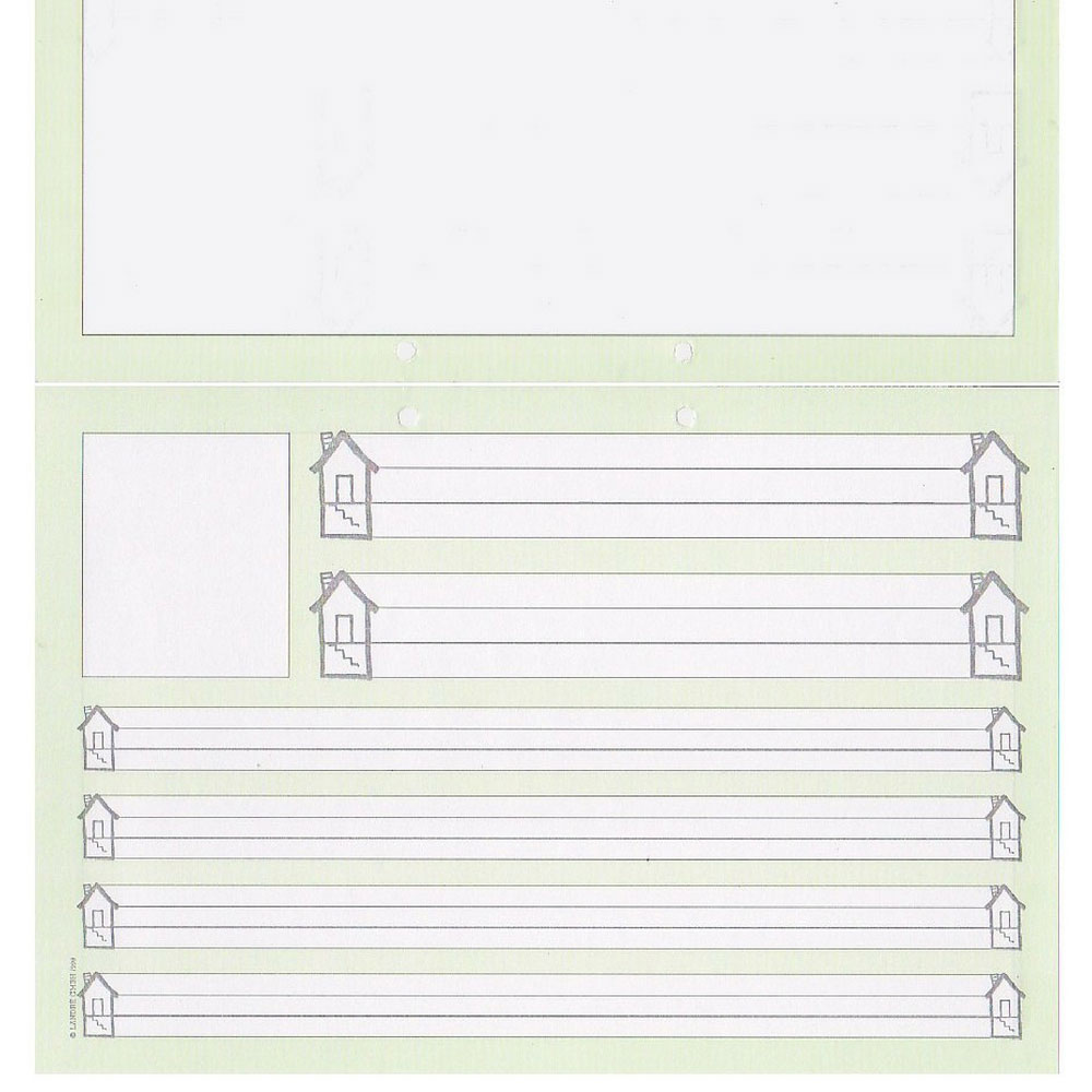Schreiblernheft Lineatur SL von Herlitz, A4 Querformat