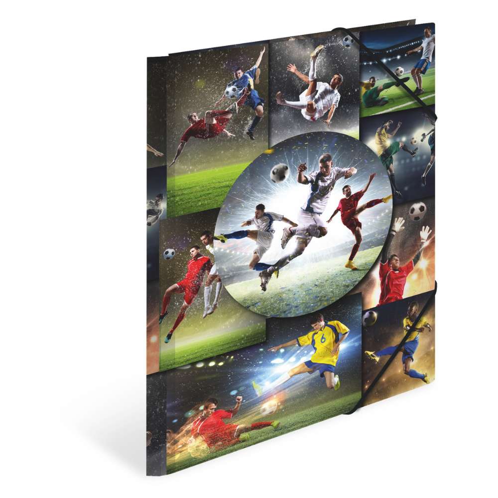 Fußball Mappe A4, Karton, Herma