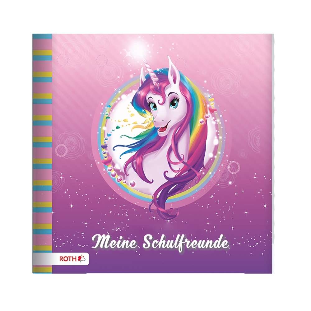 Meine Schulfreunde Buch von Roth, Einhornportrait