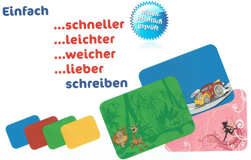 Schreiblernunterlage Läufer SchreibGut, grün