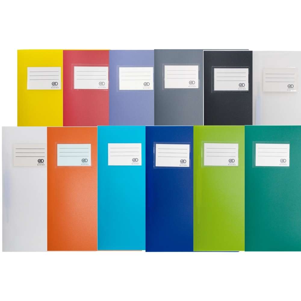 Fester Plastik Schnellhefter im Set mit 12 Farben