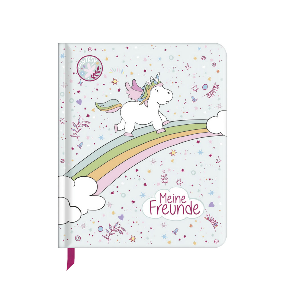 Freundebuch Einhorn, Unicorn Princess, Brunnen