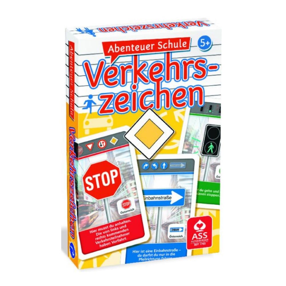 Quartett Abenteuer Schule - Verkehrszeichen