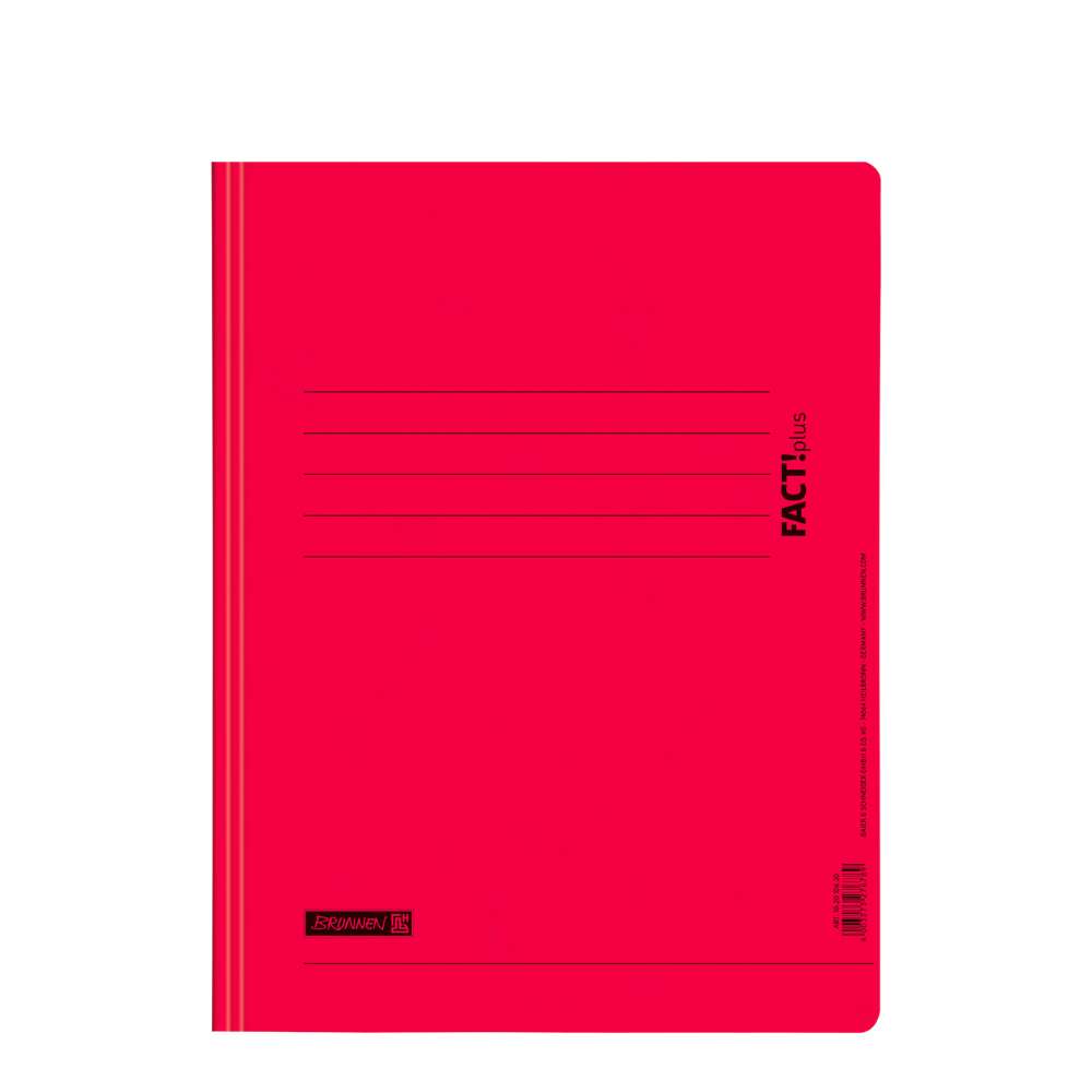 Pappschnellhefter Brunnen Fact!plus, rot