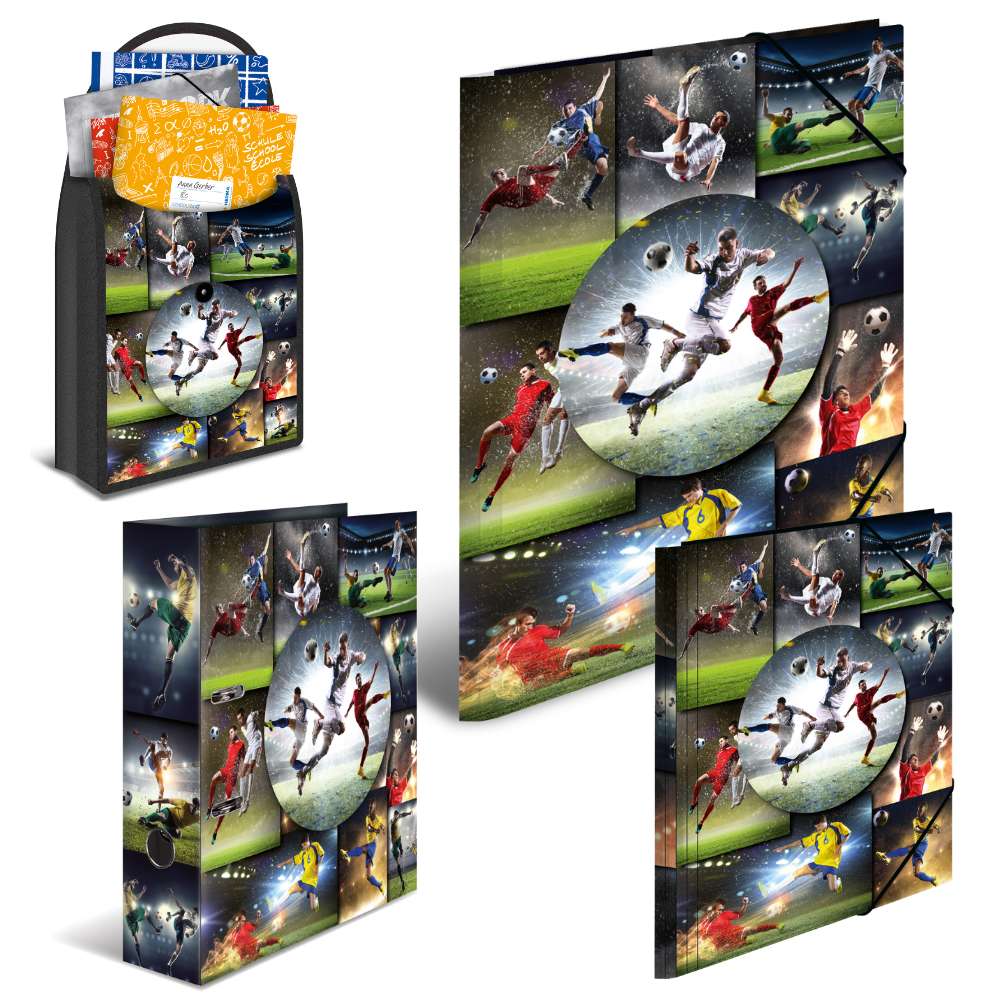 Sammelmappe Fußball A3 - PP, Herma