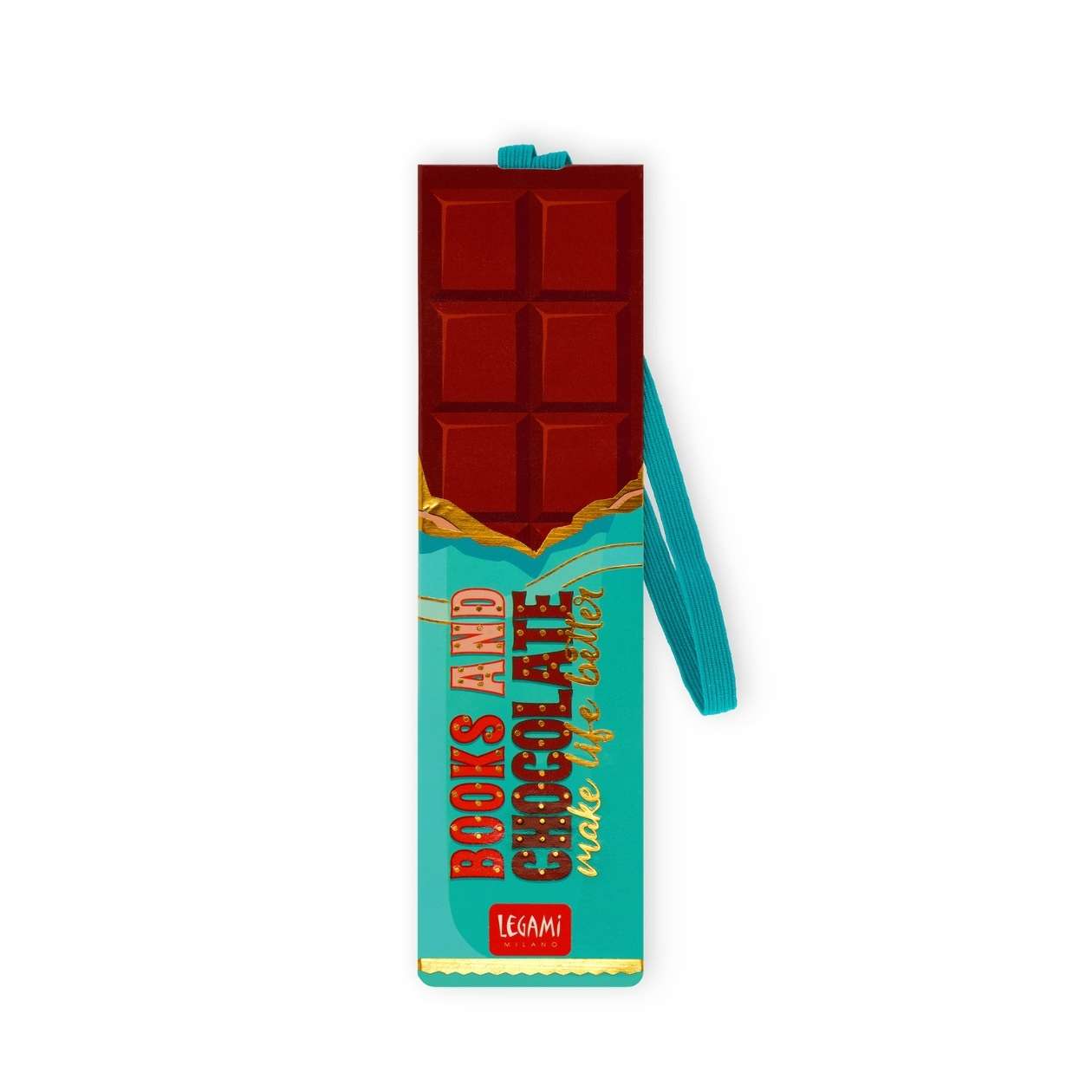 Chocolate: Lesezeichen mit Gummiband, Legami