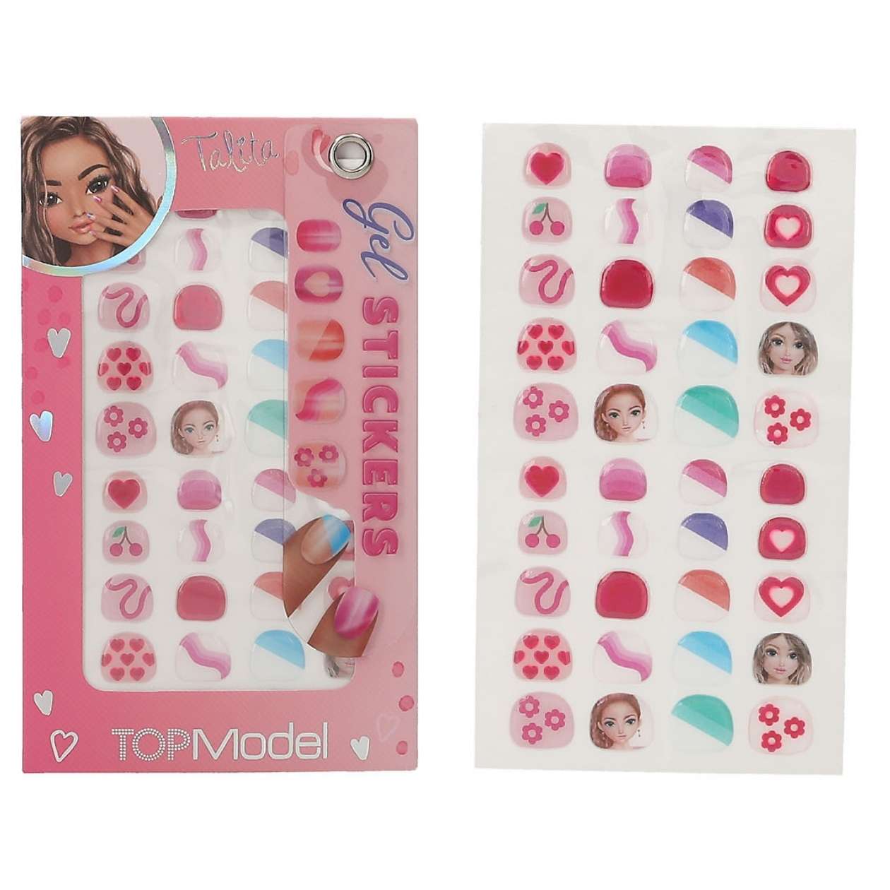 1x Gel Nagelsticker TOPModel Beauty & Me, sortiert