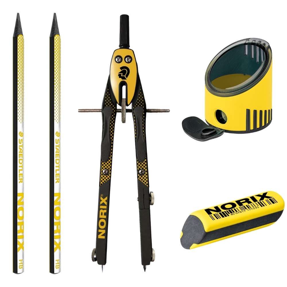 Norix Zirkelset Staedtler, gelb
