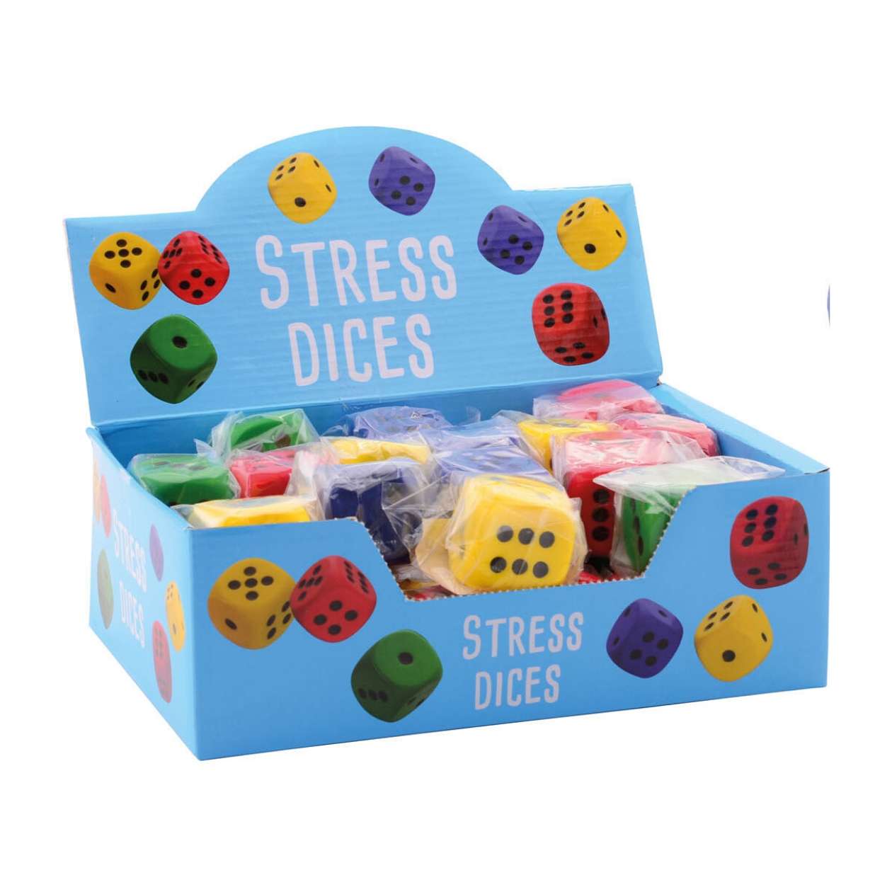 Softwürfel sortiert, 4 cm