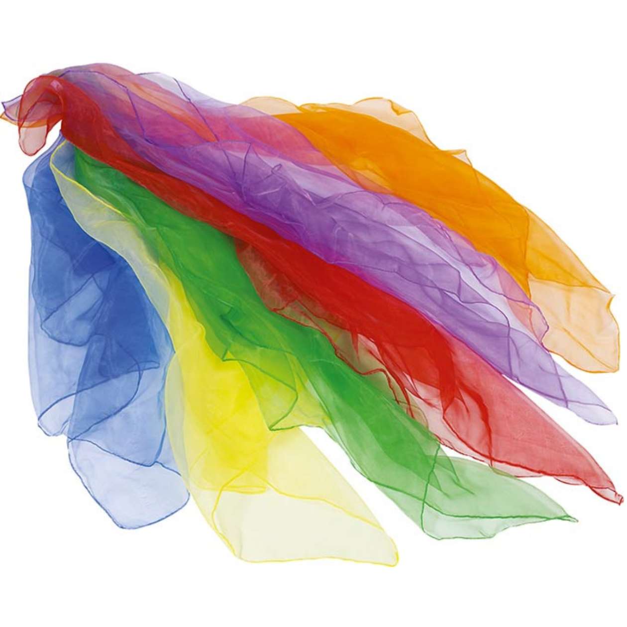 1x Jongliertuch, sortierte Farben