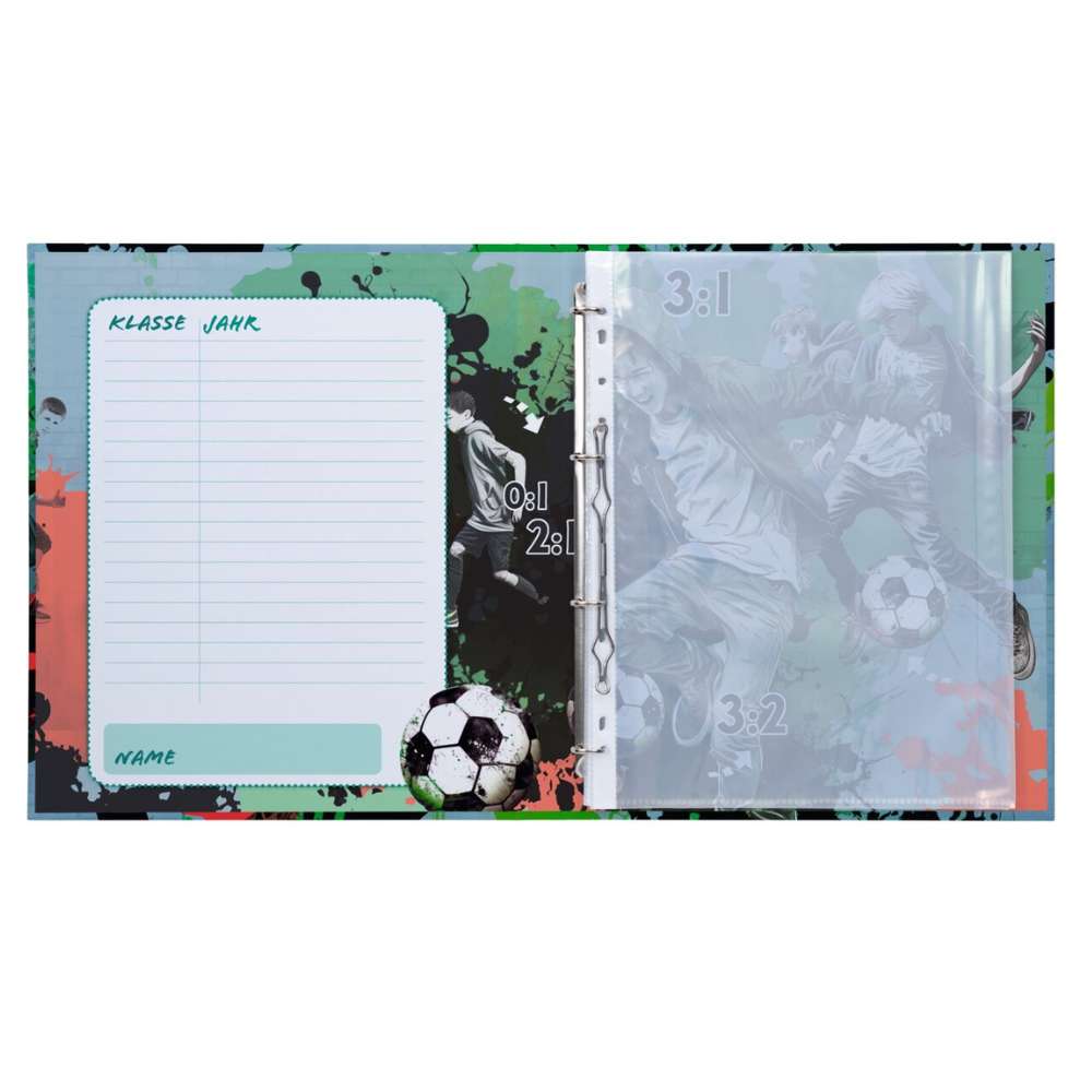 Zeugnisringbuch Street Soccer, Herma