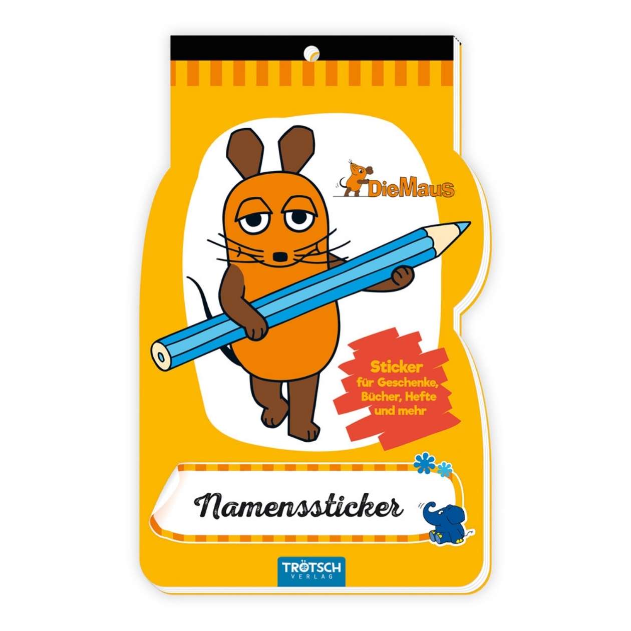Namensaufkleber DIE MAUS