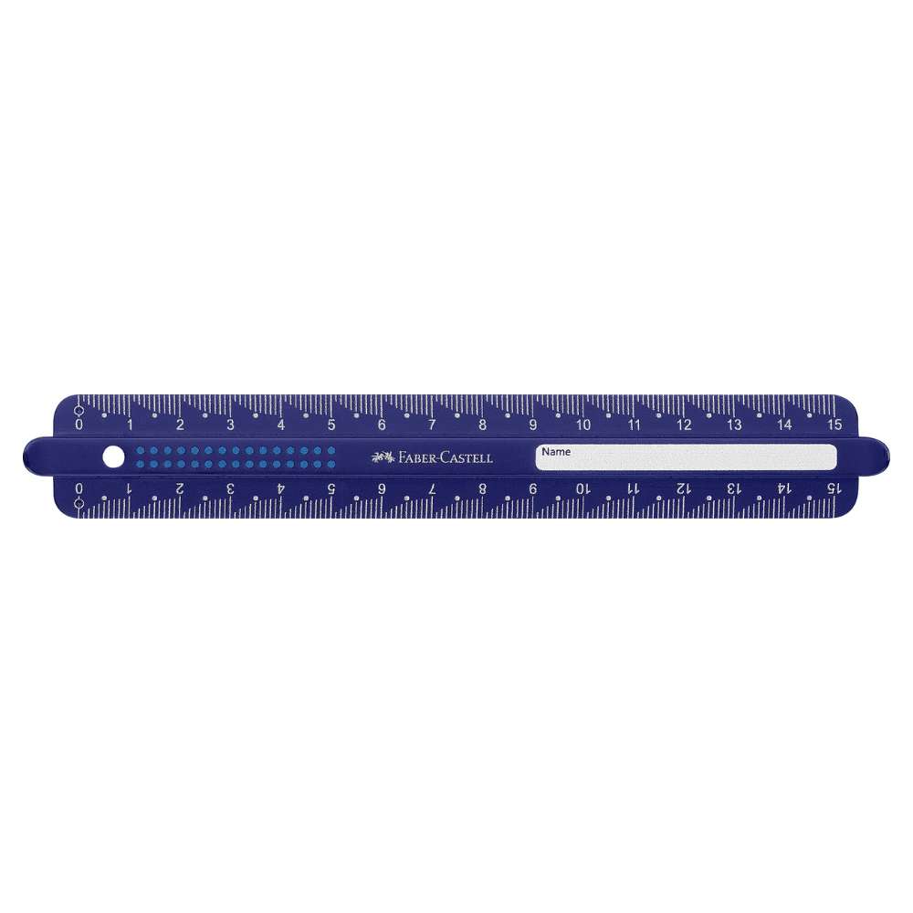 Faber-Castell Lineal für Links- und Rechtshänder, 15 cm Dots, sortiert