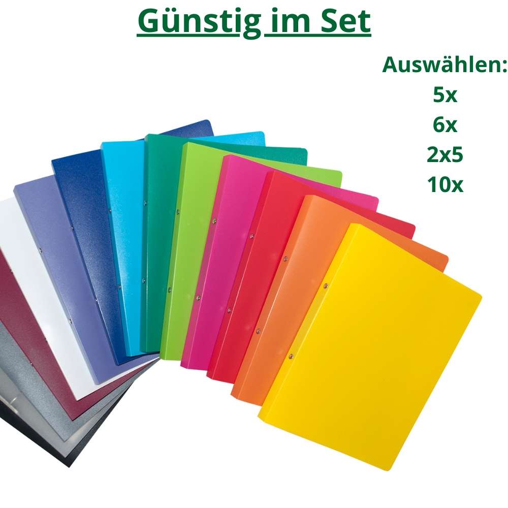 Ringhefter Plastik, verschiedene Sets