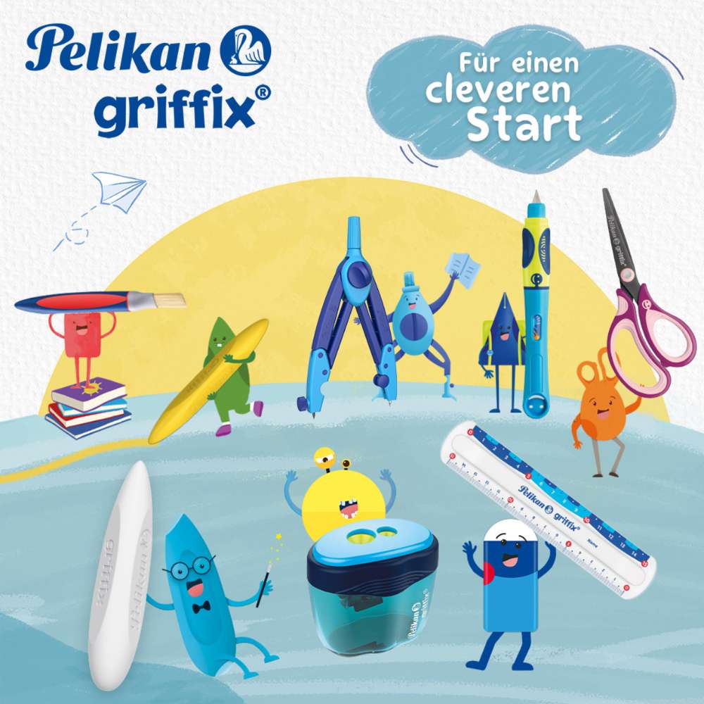 griffix Buntstifte 12er Packung, Pelikan