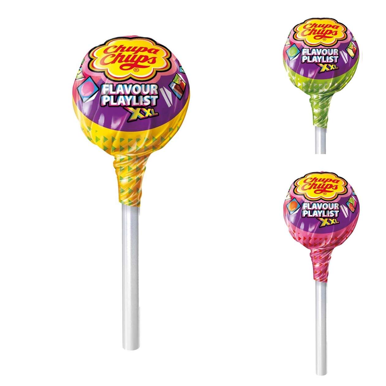 Chupa Chups XXL Flavour Playlist, sortiert