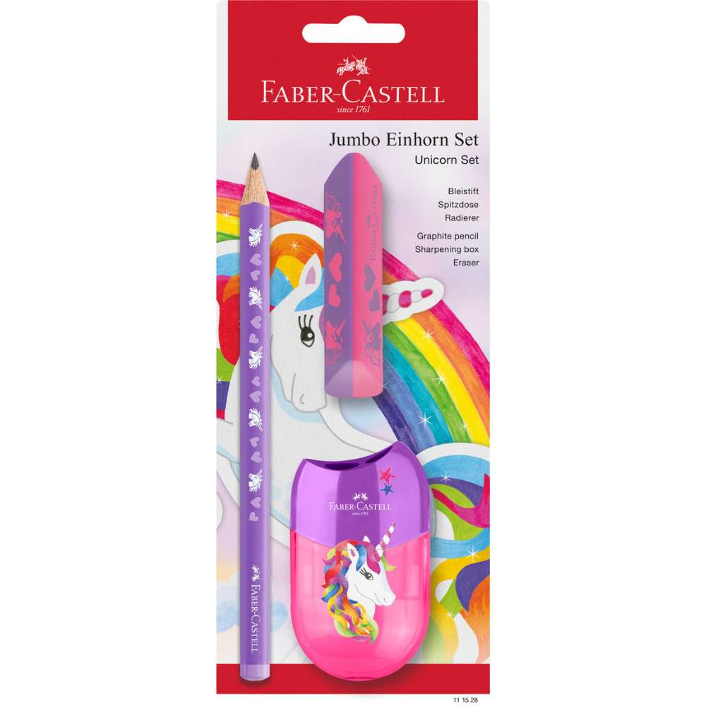 Einhorn Schreibset Jumbo, Faber-Castell