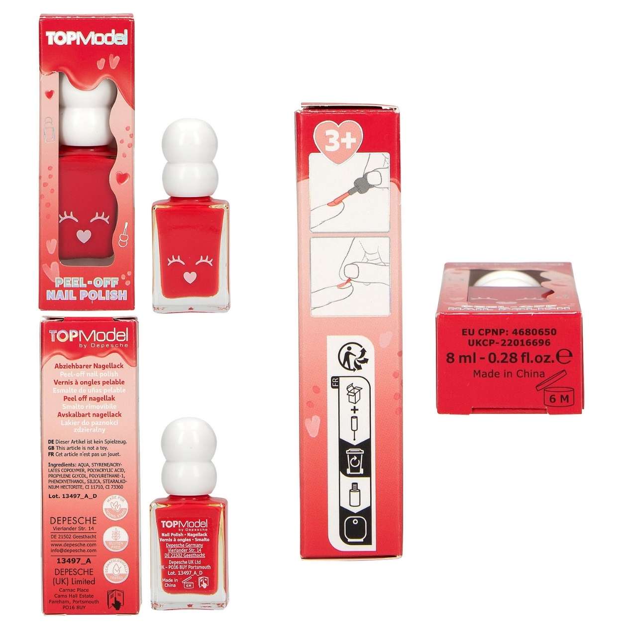 1x TOPModel Nagellack Beauty & Me, sortiert