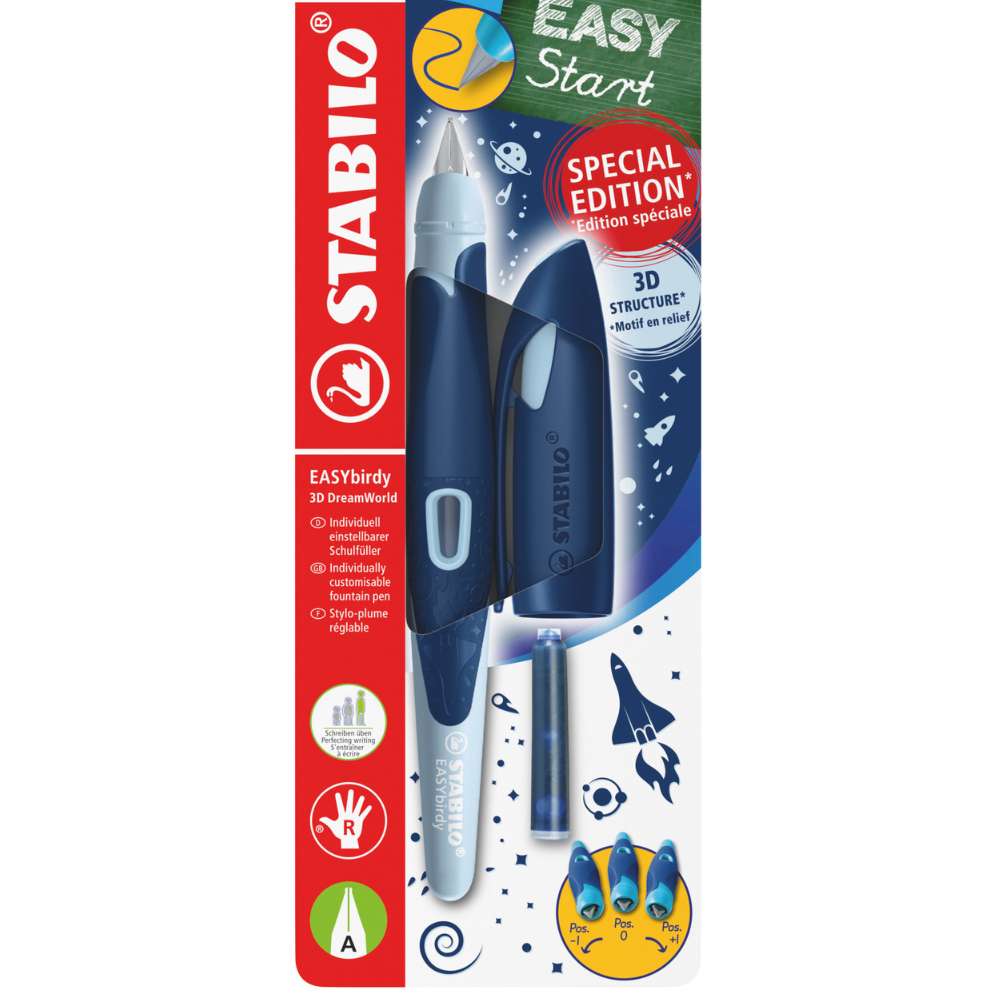 Stabilo EASYbirdy, Rechtshänder, 3D Dreamworld, Weltall