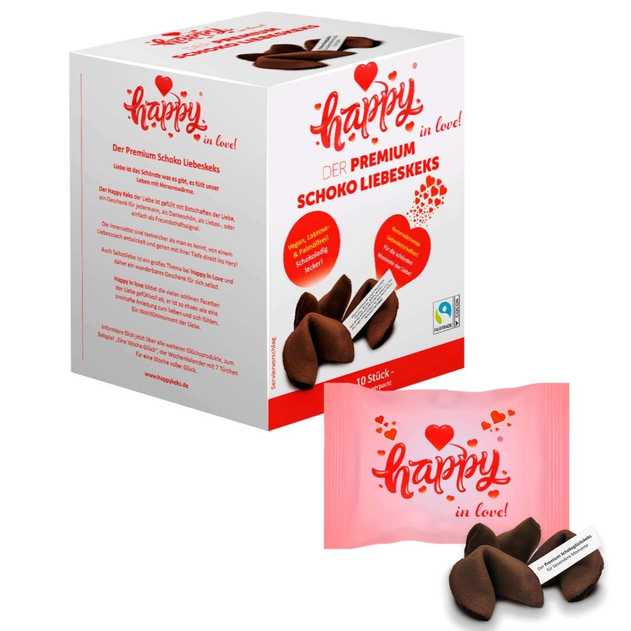 Happy in love Liebeskeks, 10er Box
