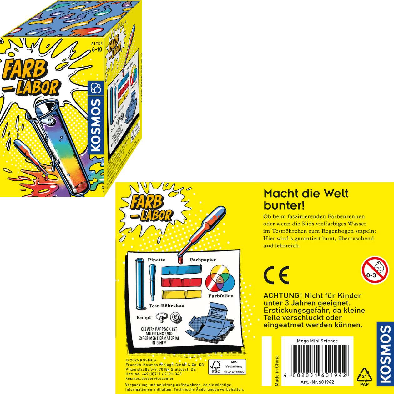 1x Mega Mini Science Kosmos, sortiert