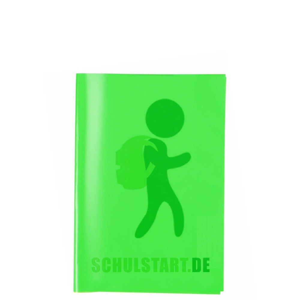 Transparenter Heftumschlag, A5 dunkelgrün, Herma