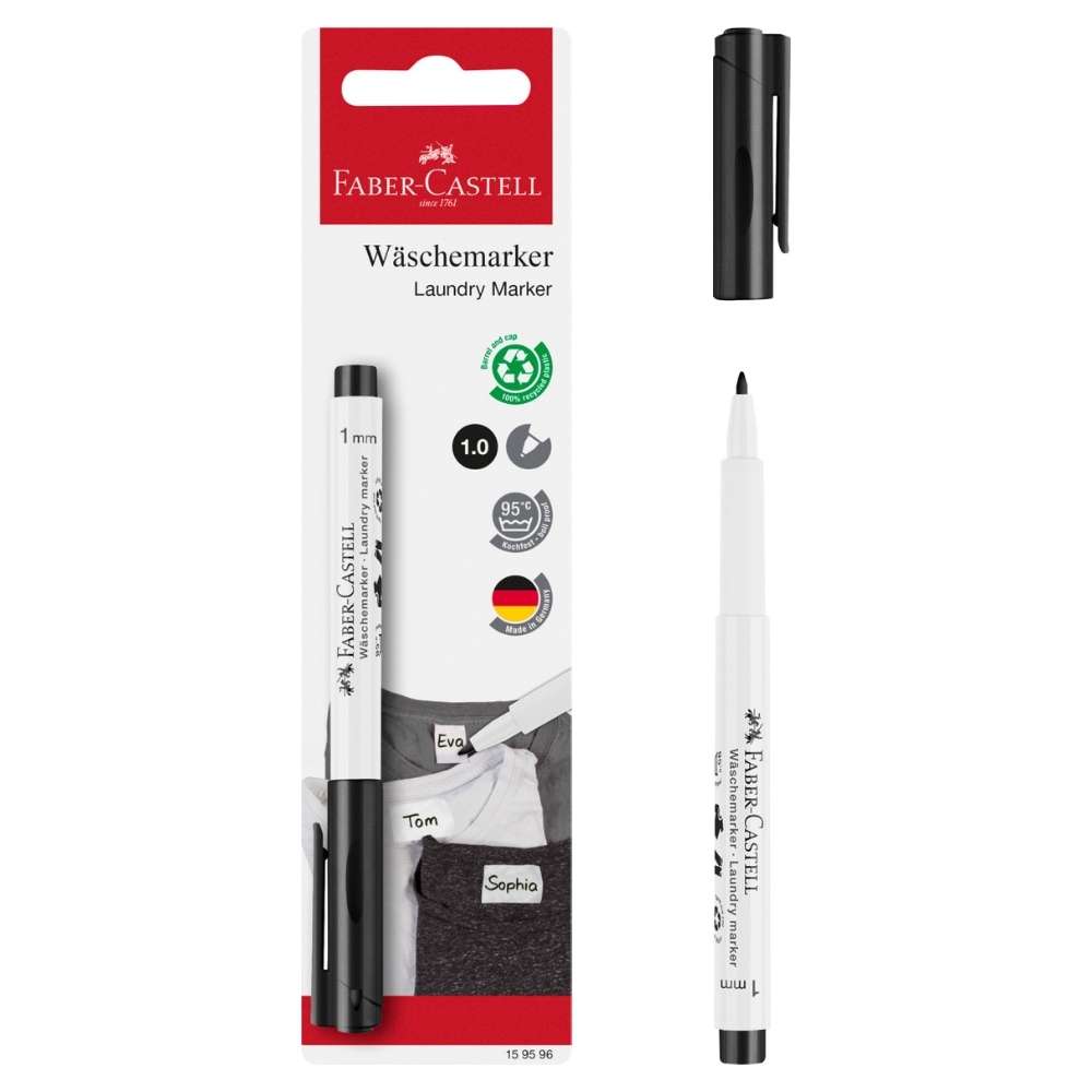 Wäschemarker Faber-Castell, schwarz