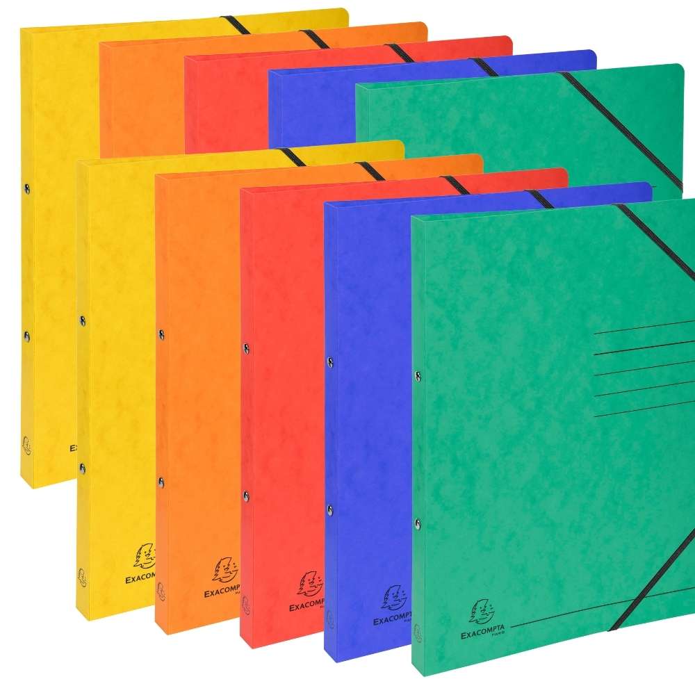 Ringhefter Pappe, 2 x 5 Farben