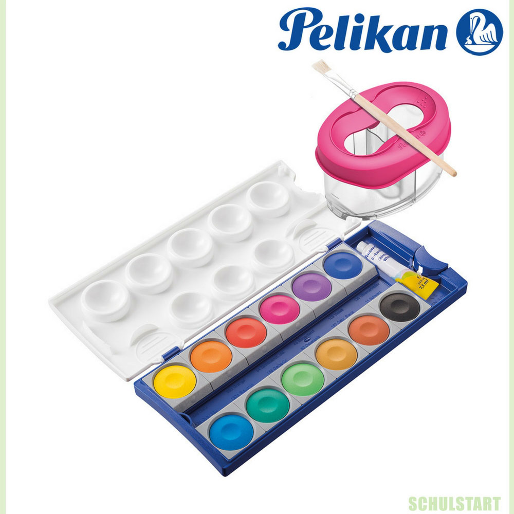 Pelikan-Malset XL mit Schere, rot